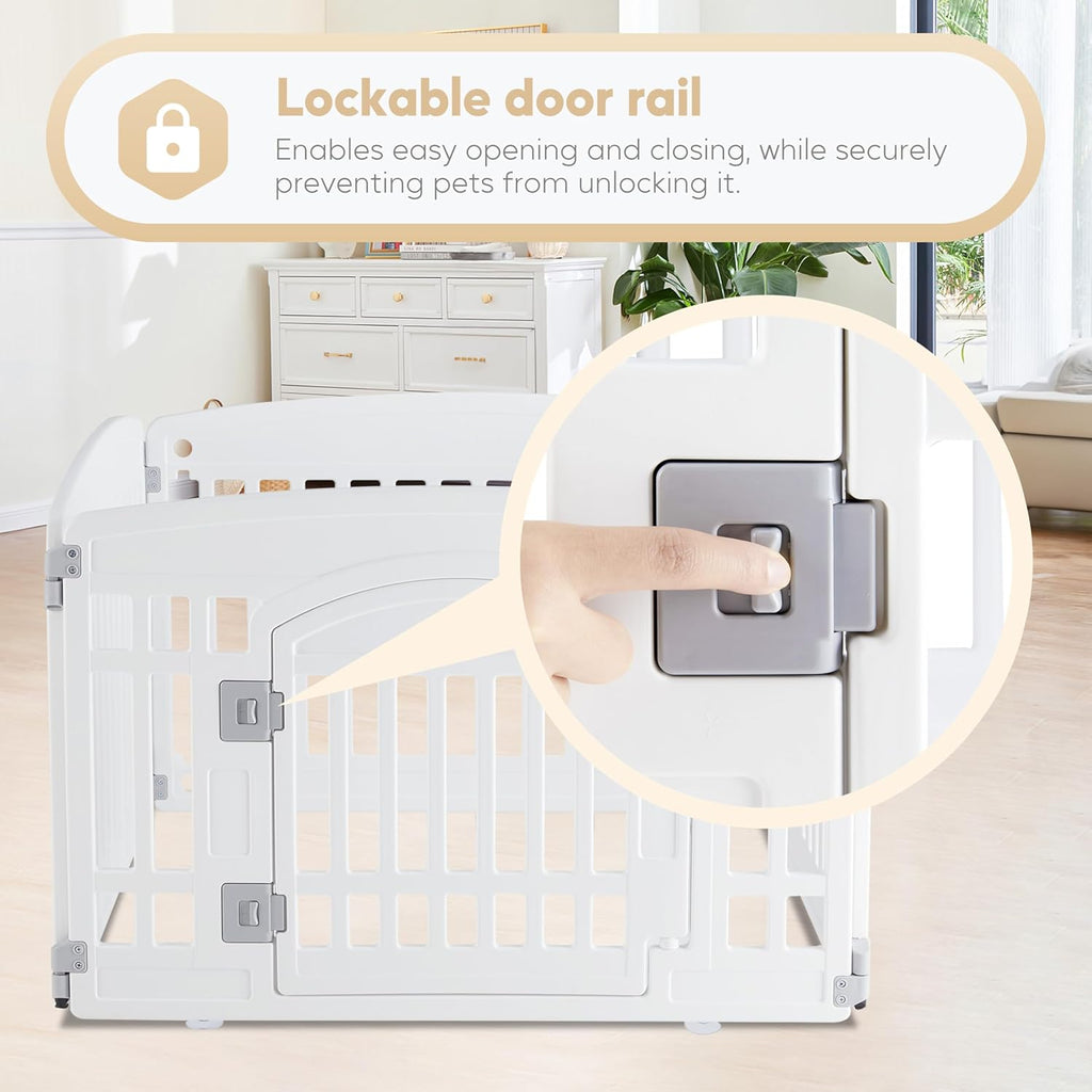 Dog Playpen Secure Foldable Fence